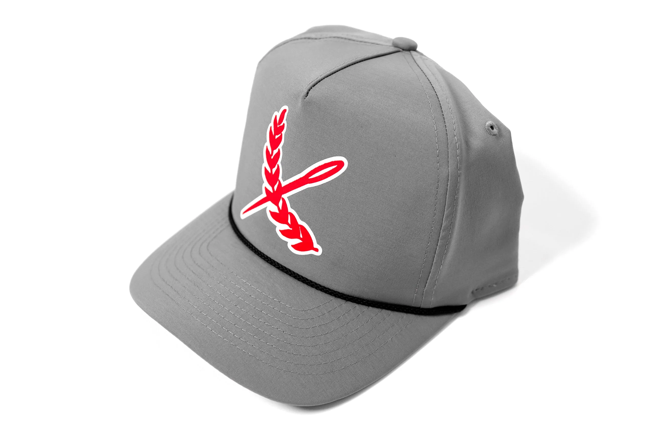 Throwback cap - Grey / Red