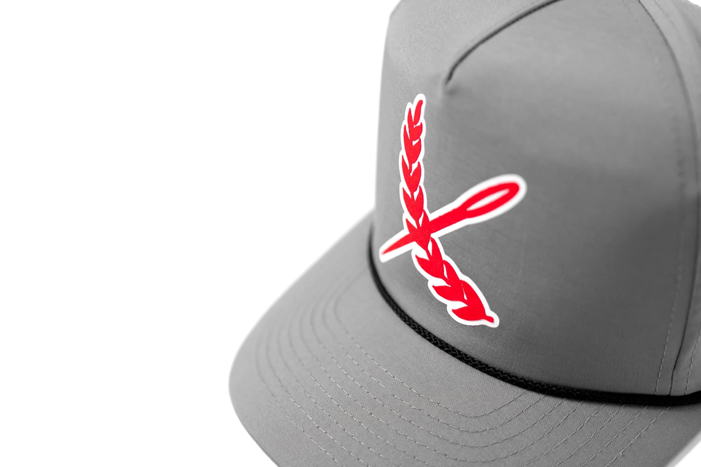 Throwback cap - Grey / Red