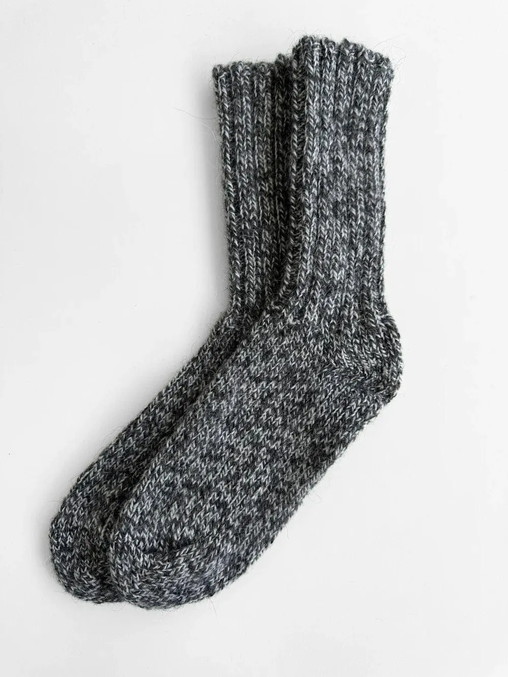 Traditional icelandic rag socks - Grey