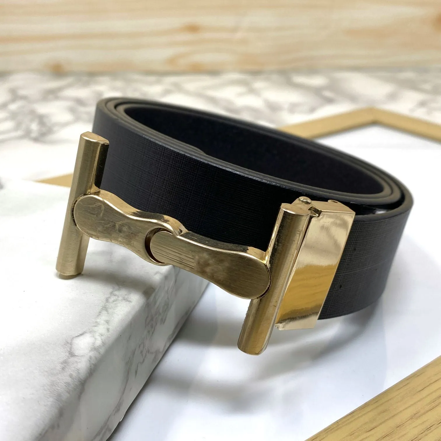 Vintage Design Leather Strap Belt-JonasParamount