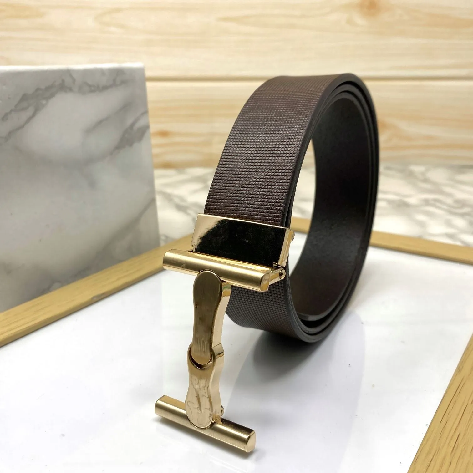 Vintage Design Leather Strap Belt-JonasParamount