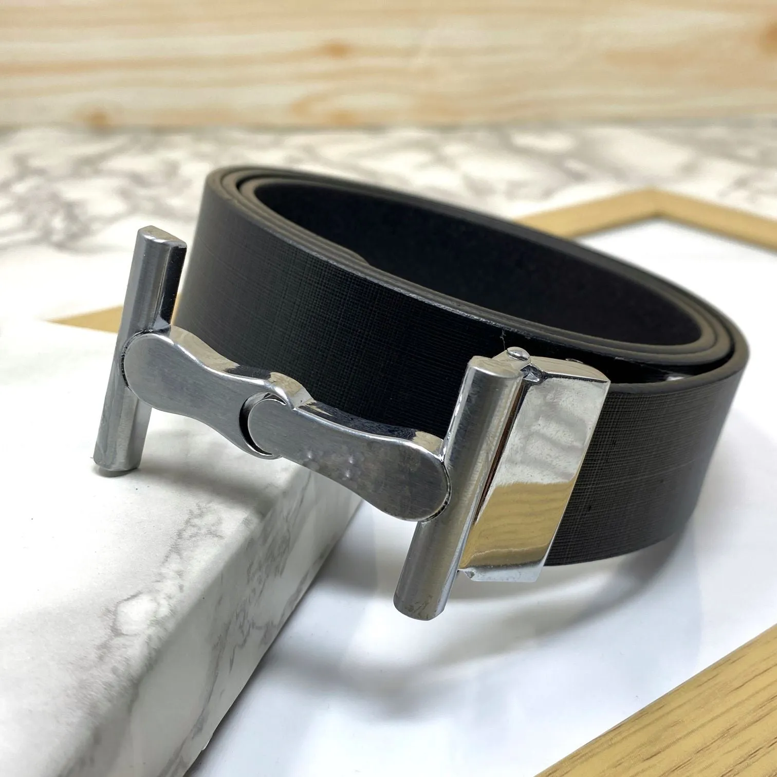 Vintage Design Leather Strap Belt-JonasParamount