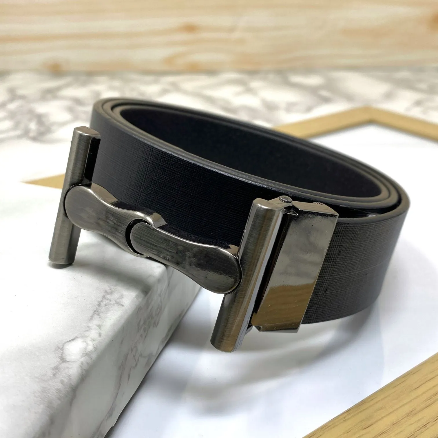 Vintage Design Leather Strap Belt-JonasParamount