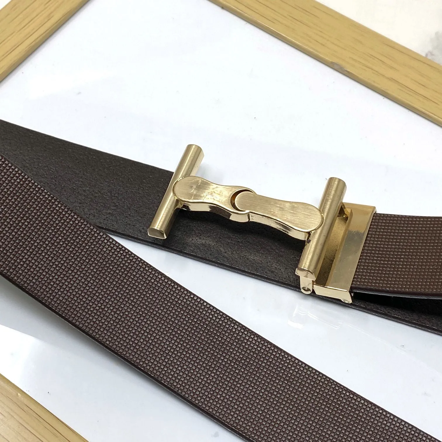 Vintage Design Leather Strap Belt-JonasParamount