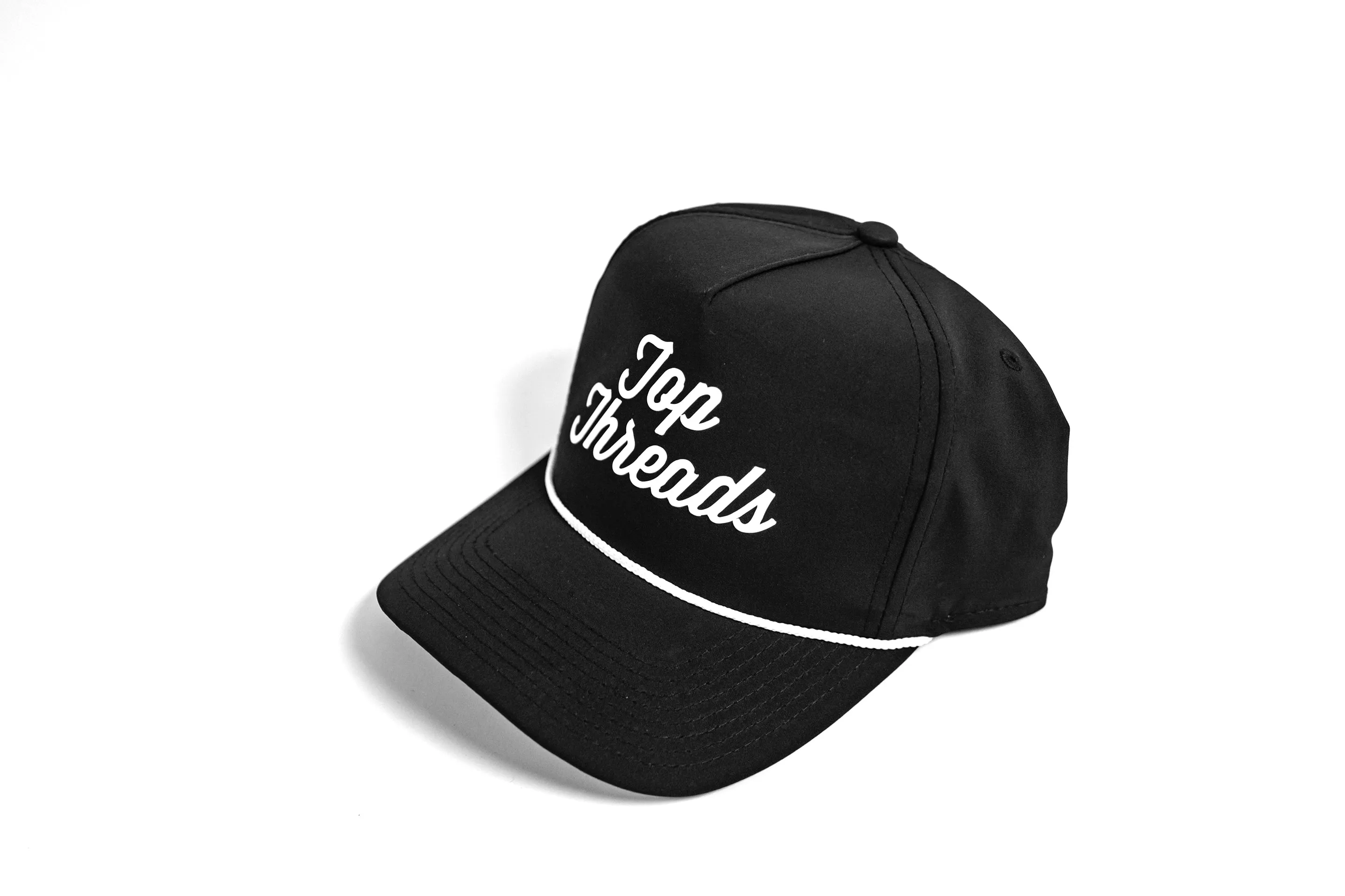 Wedge 5 Panel Cap - Black