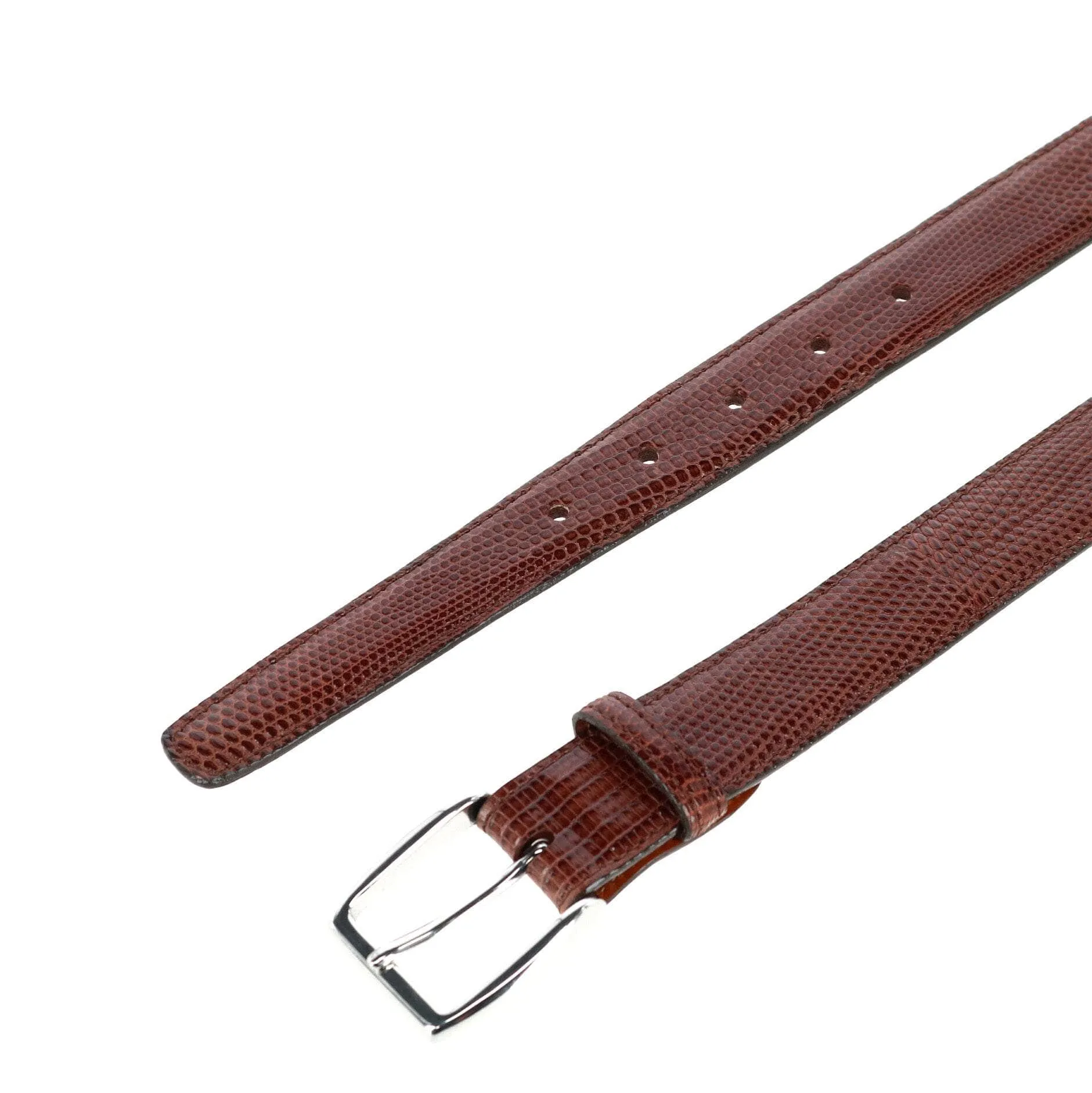 Windsor 30mm Genuine Lizard Belt (Two Interchangeable Buckle Set)