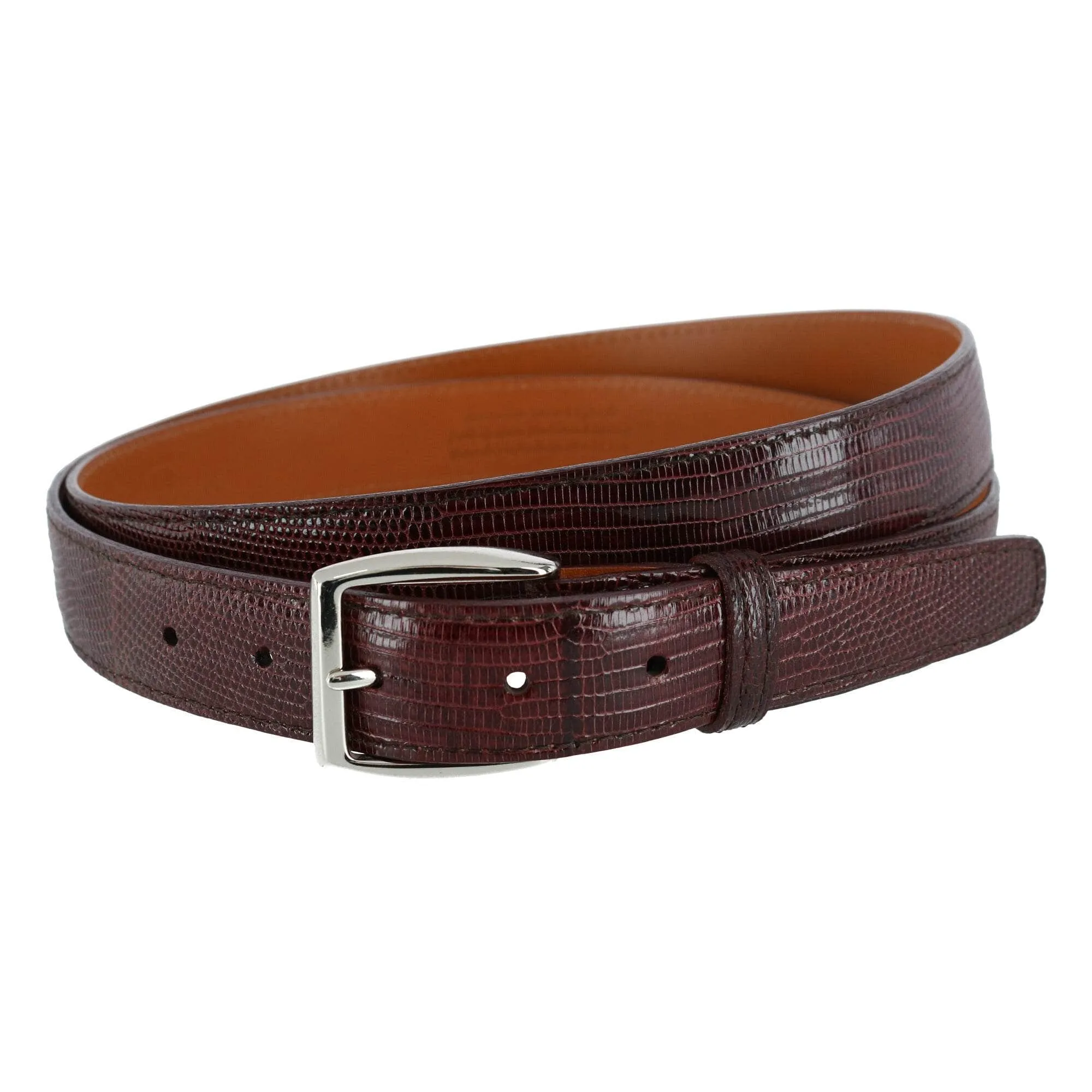 Windsor 30mm Genuine Lizard Belt (Two Interchangeable Buckle Set)