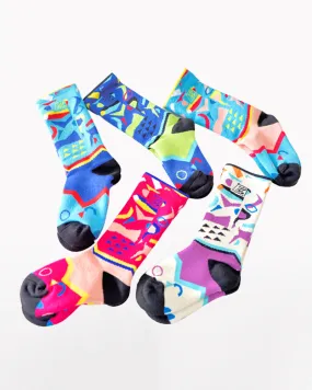 Winter Warm Long Tube High Kids Ski Socks