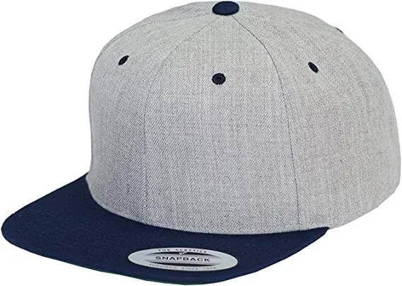 Yupoong Flatbill Hat Classic Snapback Cap Yupoong 6089 - OSFM