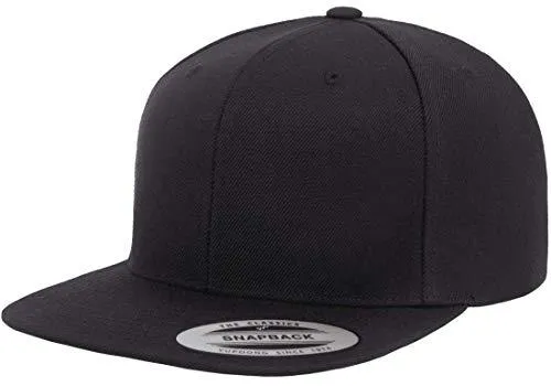 Yupoong Flatbill Hat Classic Snapback Cap Yupoong 6089 - OSFM